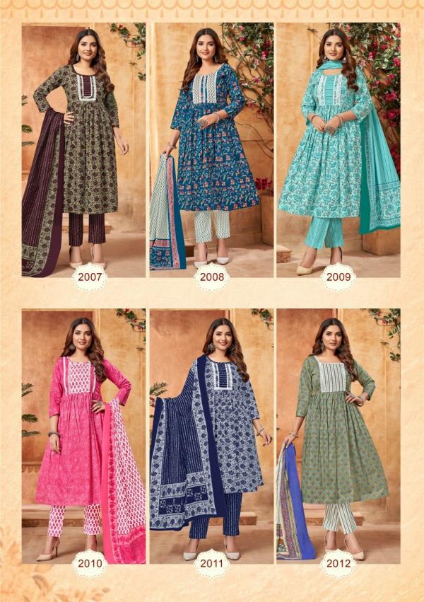 Balaji Nayraa Vol-2 – Nayra Cut Kurti With Pant Dupatta